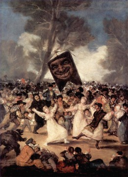 100 Great Art Painting - Francisco Goya Carnival Scene